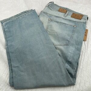 Polo Ralph Lauren Varick Slim Straight Jeans Mens 50BX30 Lt. Blue Wash Stretch